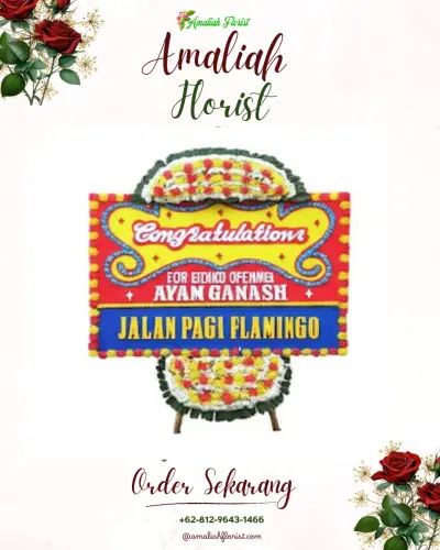 Bunga Papan Congratulation di Banjar Waru